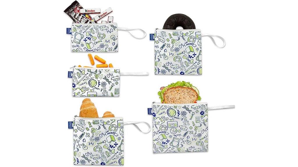 reusable sandwich bags set
