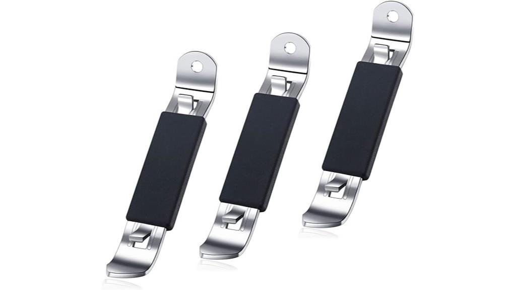 set of three magnetic openers