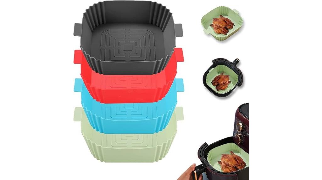 silicone air fryer liners