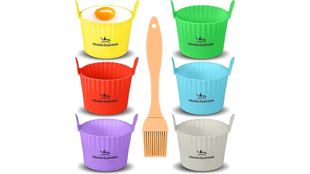 silicone bakeware set six