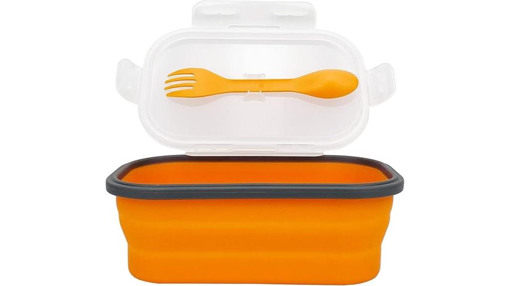 silicone bento box with lids