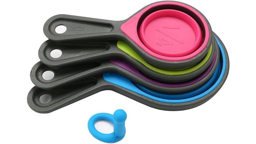 silicone collapsible 4 piece
