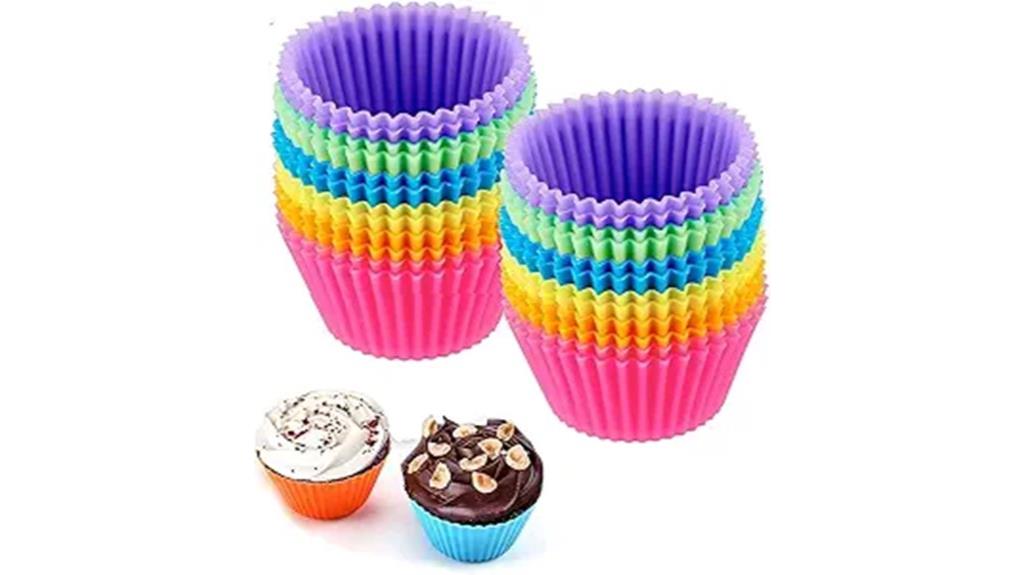 silicone cupcake baking cups