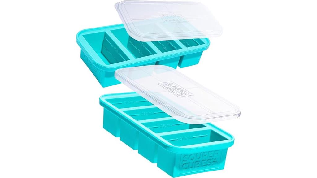 silicone freezer cube molds