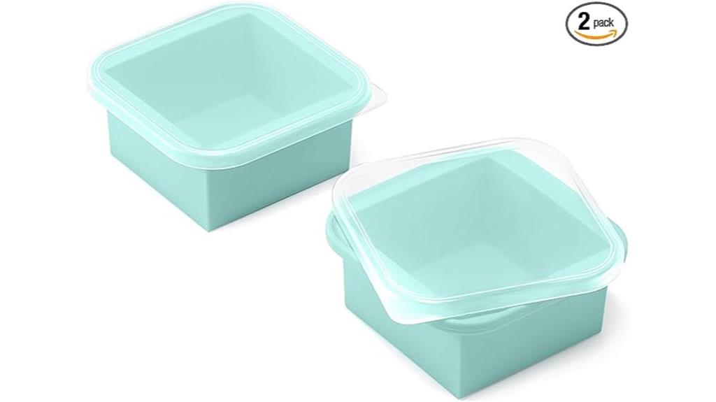 silicone freezer meal trays