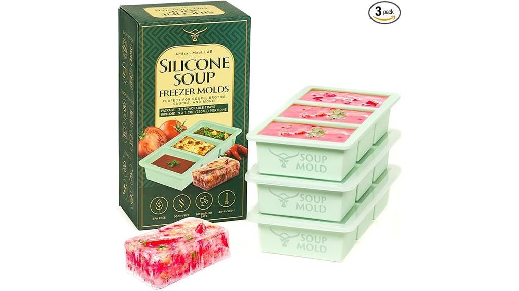 silicone freezer molds with lids