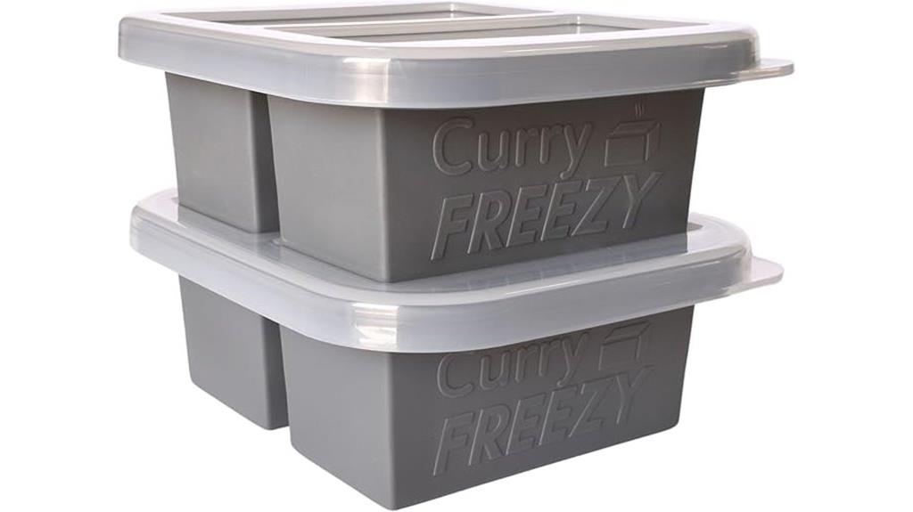 silicone freezer tray set
