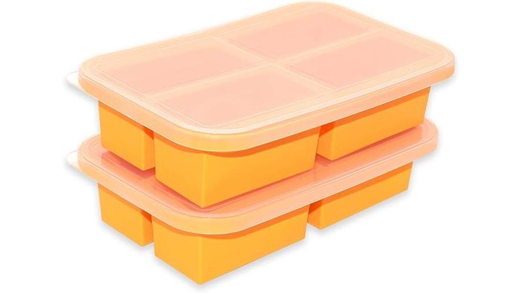 silicone freezer trays