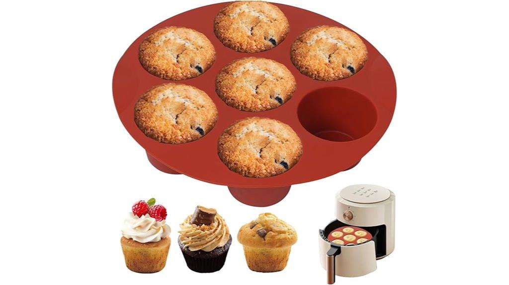 silicone muffin pan for baking