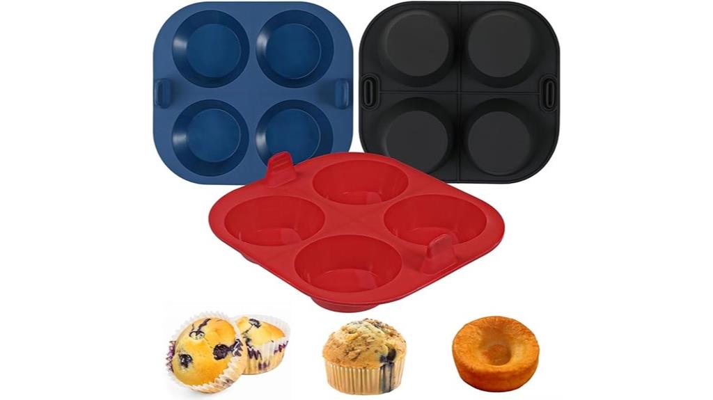 silicone muffin pan set
