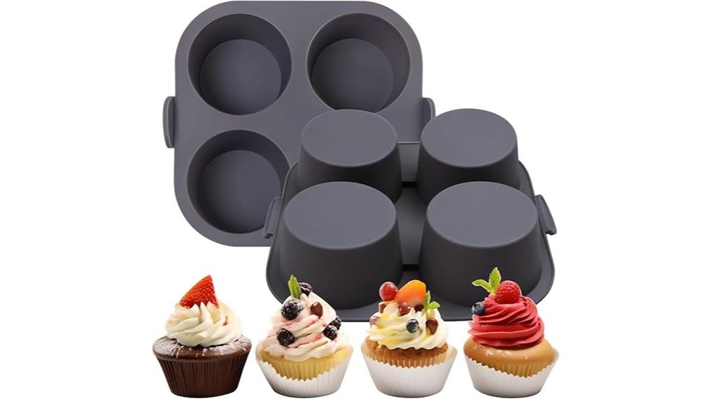 silicone muffin tray set