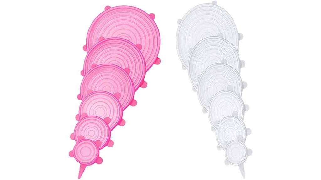 silicone reusable food lids