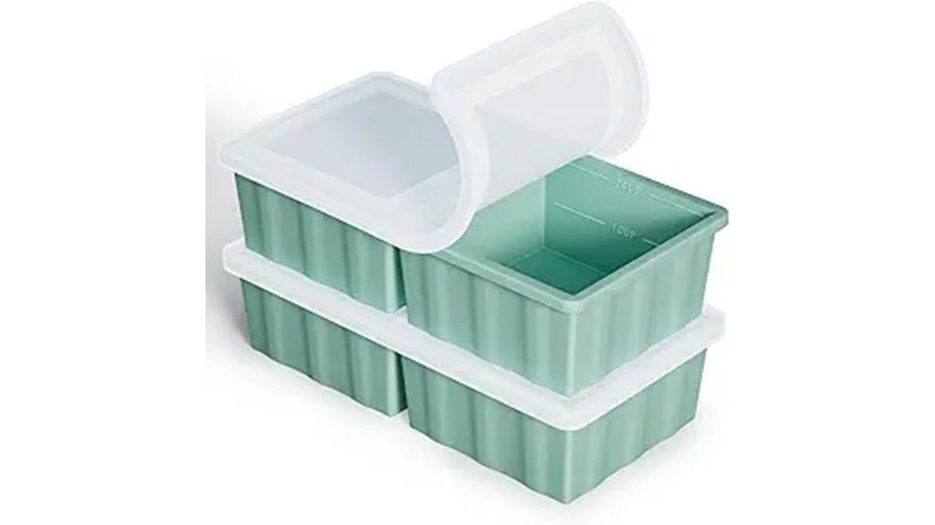 silicone soup ice trays