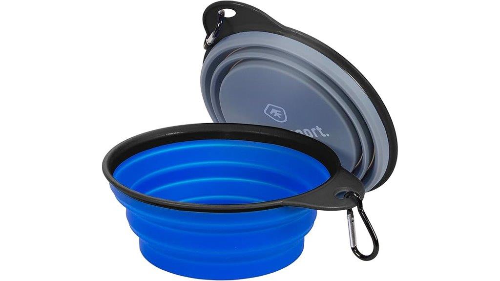 silicone travel bowl set