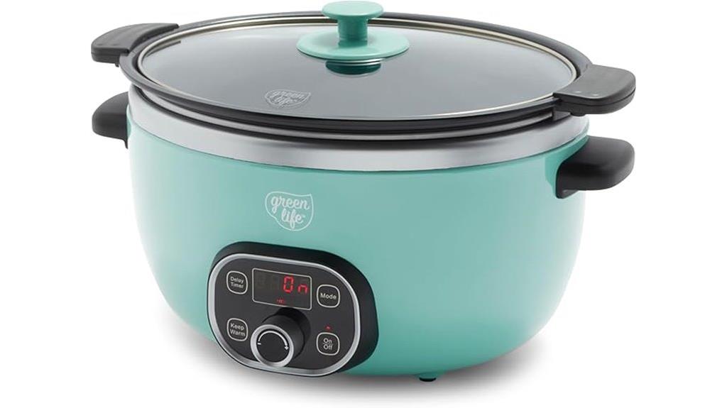 six quart ceramic cooker