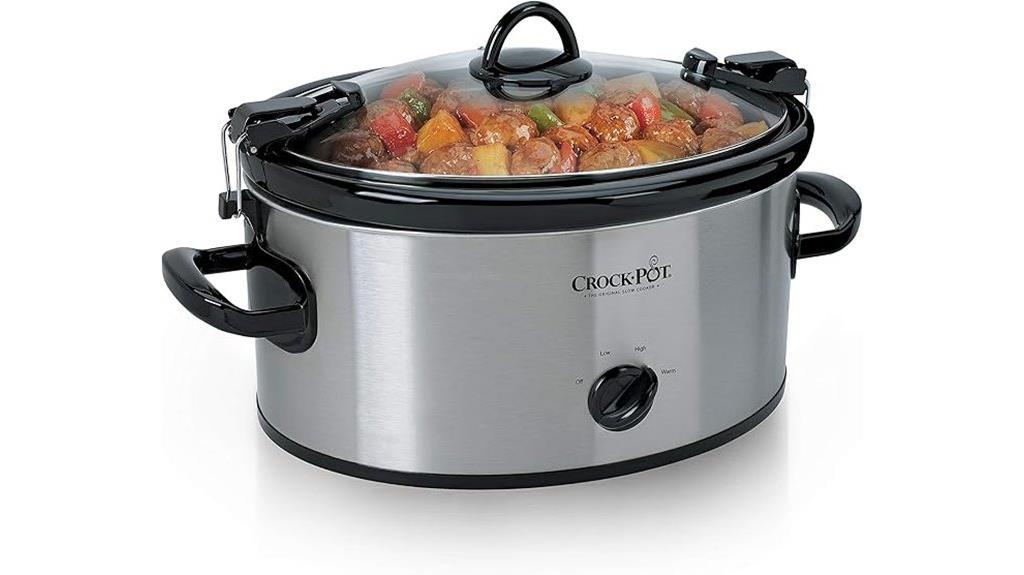 six quart oval slow cooker