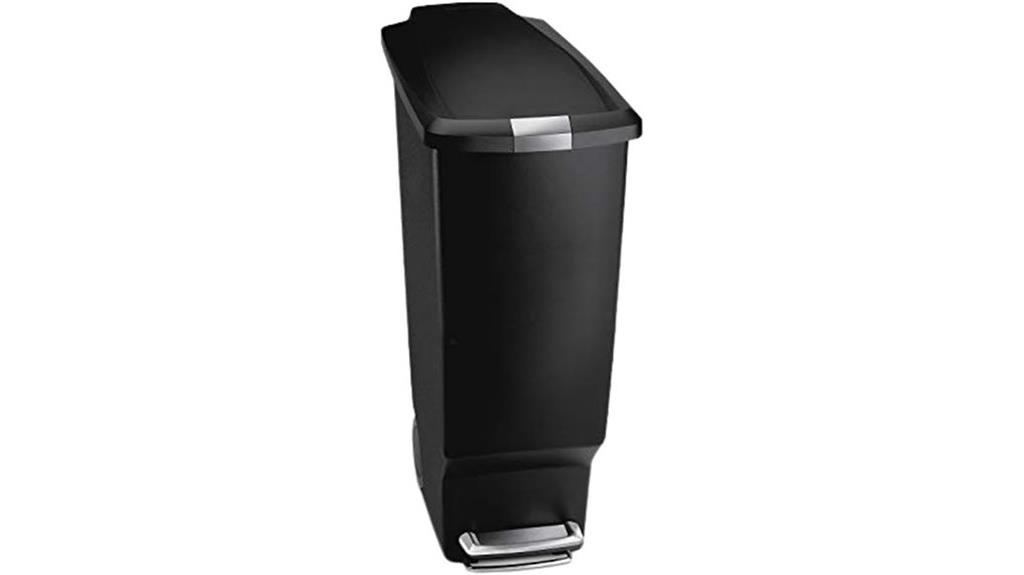 slim 40l step trash can