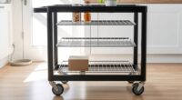slim functional kitchen carts