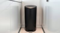 slim space saving trash cans