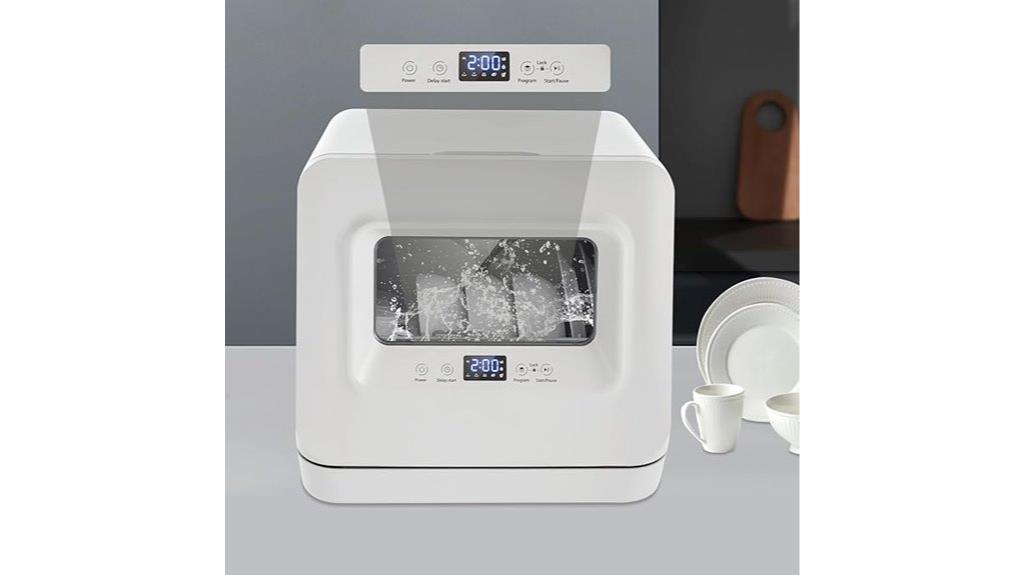 small portable countertop dishwasher