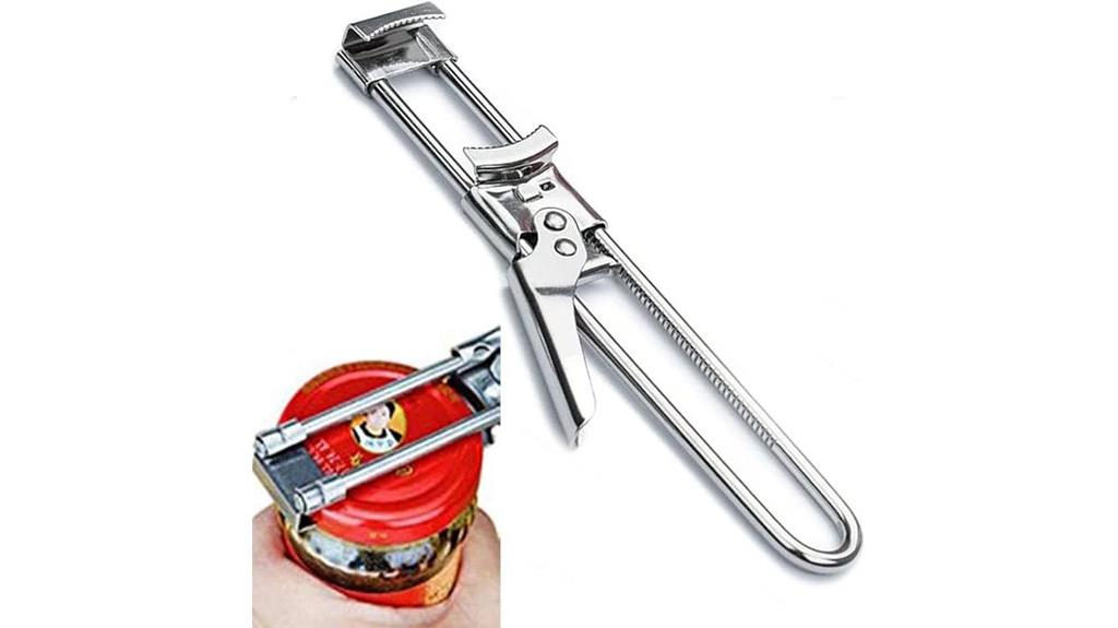 stainless steel jar opener