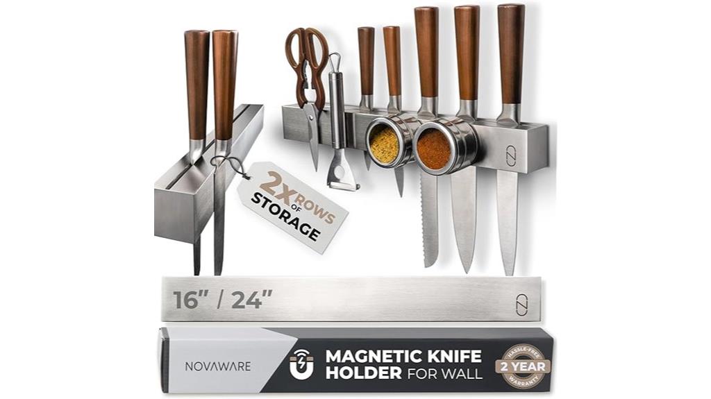 stainless steel magnetic knife holder