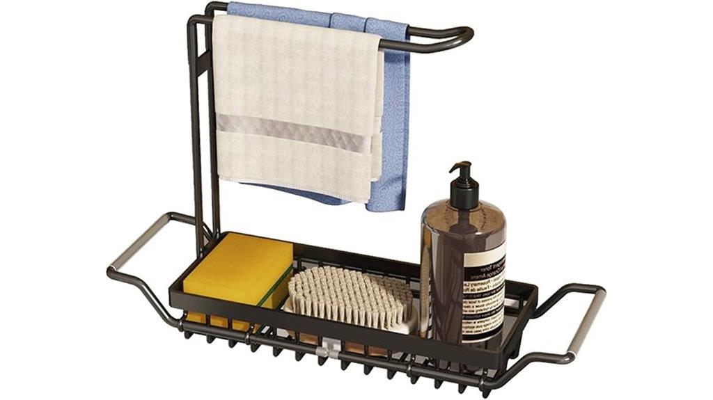 stainless steel sink organizer