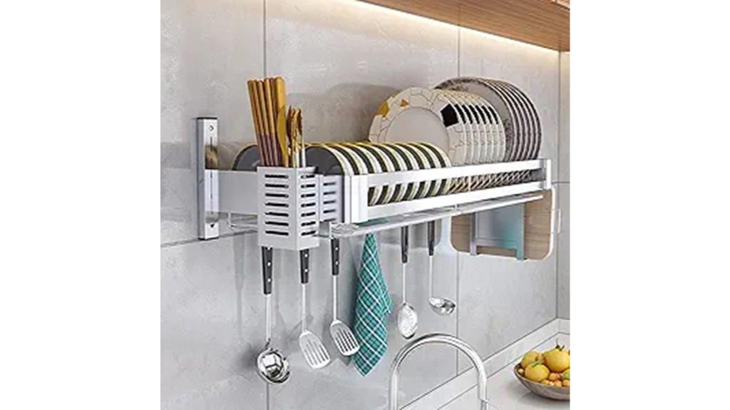 stainless steel wall rack