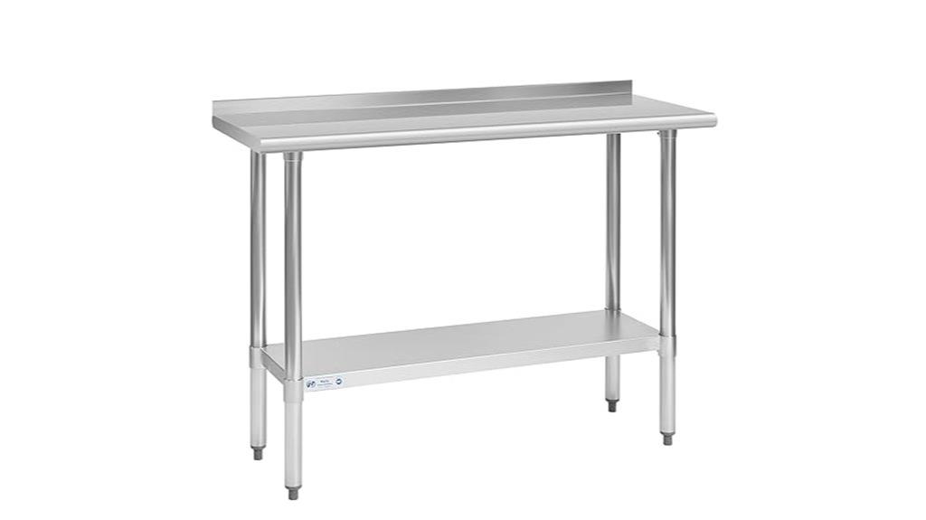 stainless steel work table