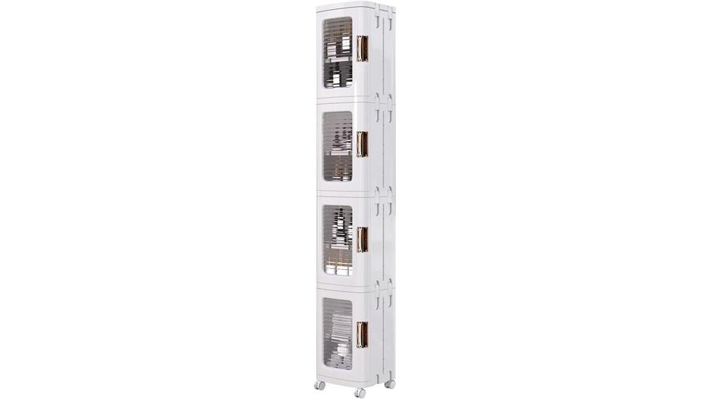 tall narrow storage cabinet