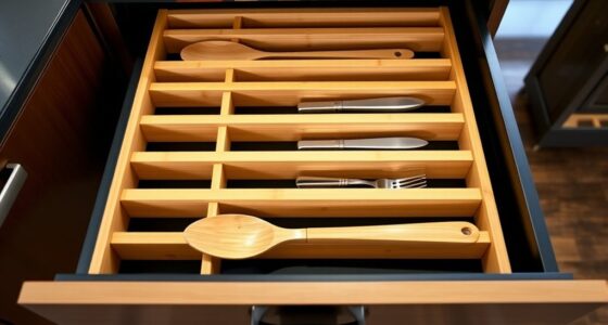 top bamboo drawer organizer