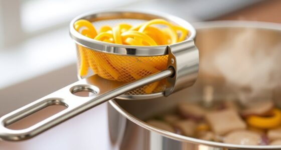 top clip on strainers for cooking