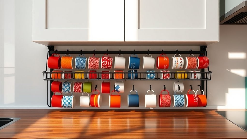 top mug rack organizers