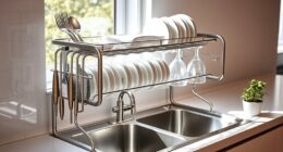 top over sink drying racks