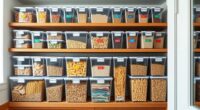 top pantry storage bins