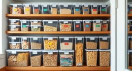 top pantry storage bins