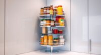 top rotating pantry organizers