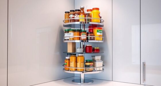 top rotating pantry organizers