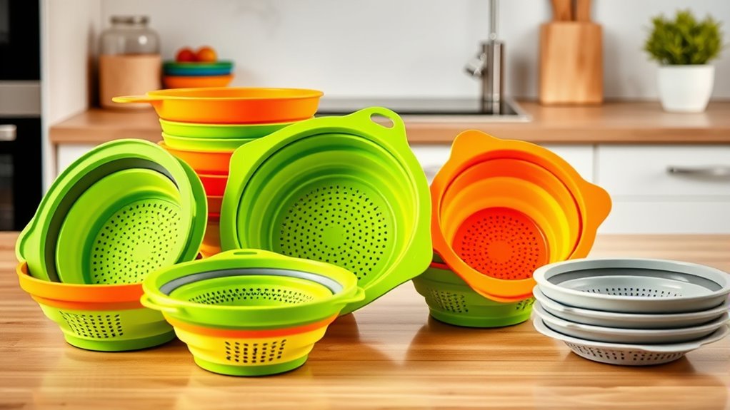 top silicone collapsible drainage sets