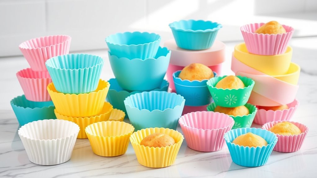 top silicone cupcake molds