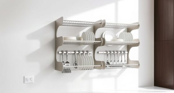 top space saving dish racks