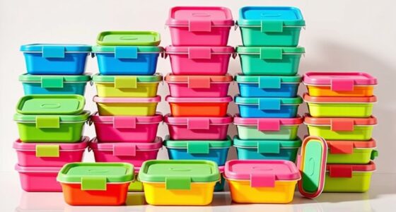 top space saving food containers