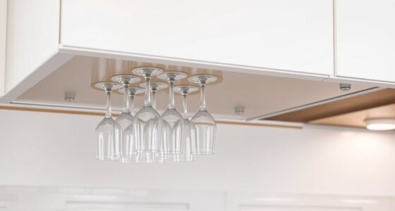 top under cabinet wine holders