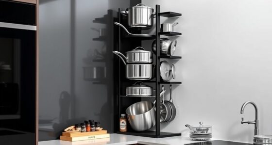 top vertical cookware storage