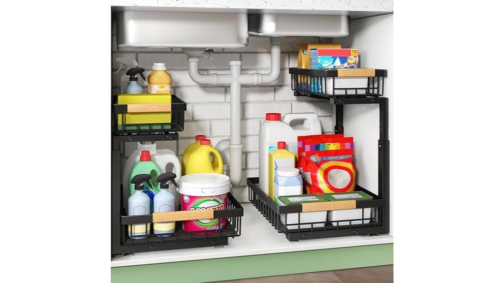two pack sink organizers