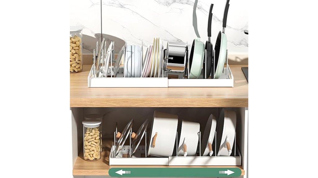 two piece kitchen organizer