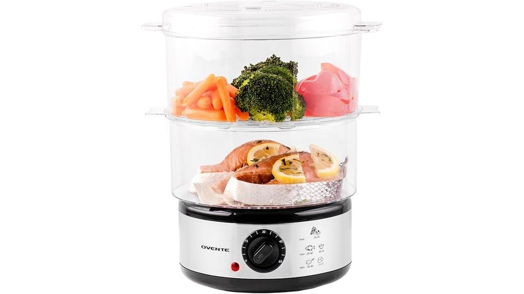two tier electric steamer