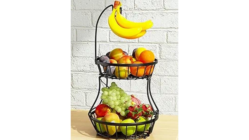 two tier storage stand