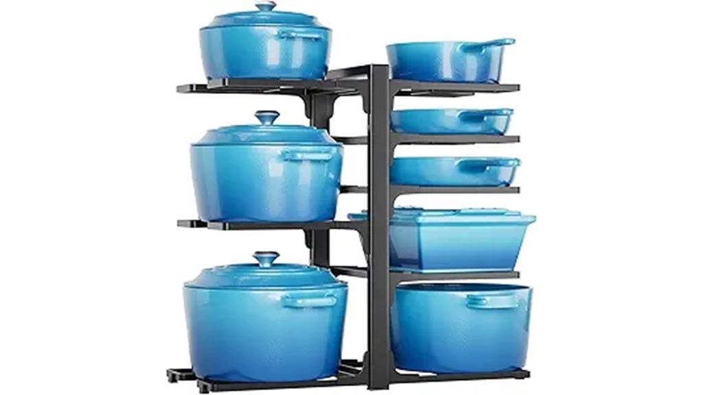 under cabinet pan rack
