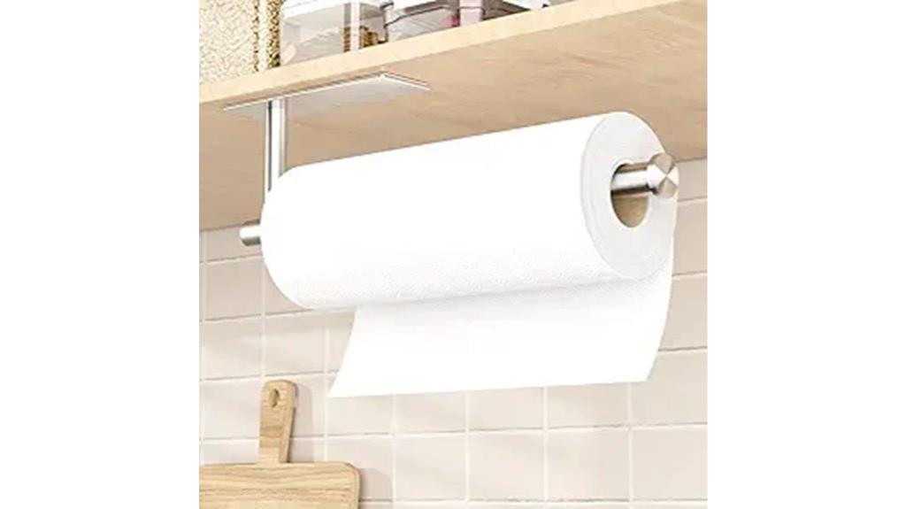 under cabinet paper towel holder